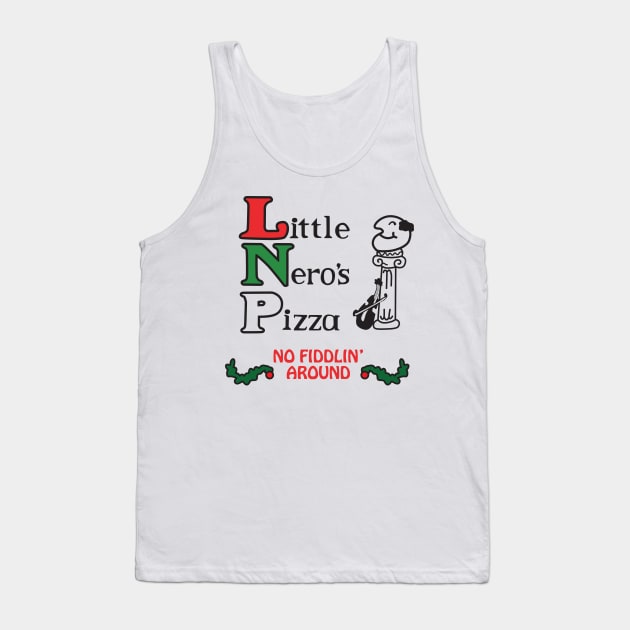 Little Nero's Pizza Tank Top by MindsparkCreative